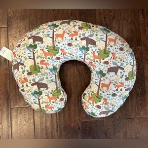 Boppy nursing pillow with two covers